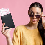 HIFA Leather Passport Holder, Handmade Passport Cover - Image 8