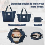 Merax Softside Luggage Set Softshell Lightweight 3 Piece Spinner Suitcase - Image 4