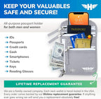 HERO Neck Wallet, RFID Blocking Passport Holder - Image 2