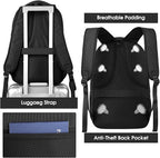 Backpack for Men and Women, School Backpack for Teens, Water Resistant Travel - Image 6