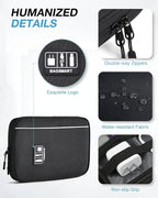 BAGSMART Electronics Travel Organizer Case, Tech Accessories Cord Storage Bag - Image 4