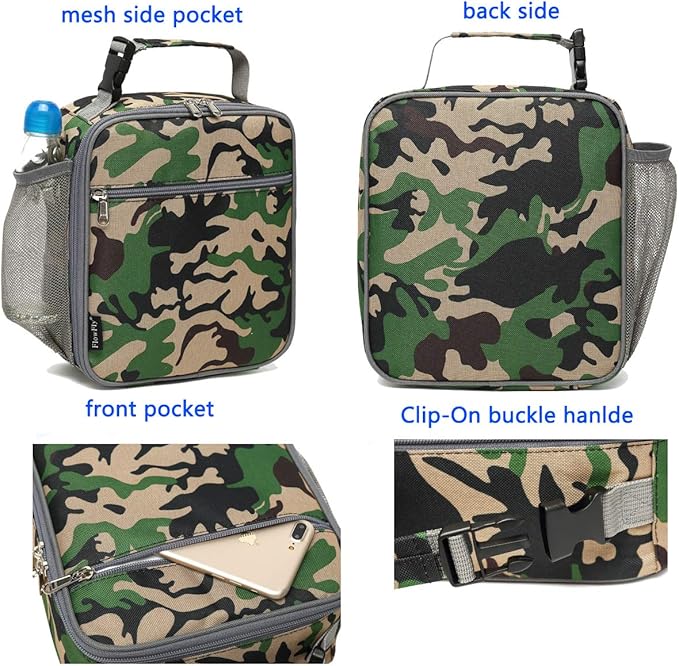 FlowFly Kids Lunch box Insulated Soft Bag Mini Cooler Back to School Thermal - Image 4