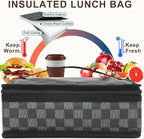 FlowFly Small Insulated Lunch box Portable Soft Bag Mini Cooler Thermal Meal - Image 3