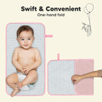 KeaBabies Portable Diaper Changing Pad, Easy Wipe Clean - Image 5