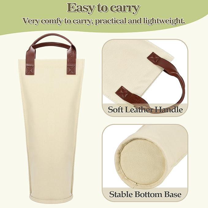 Tirrinia Single Wine Carrier Tote, Insulated Cooler Bag - Image 5