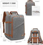Kono Carry on Backpack, Waterproof Lightweight Daypack - Image 2