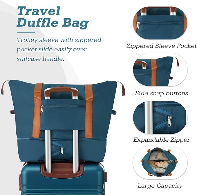 Merax Suitcase Set 24 inches Expandable Luggage - Image 4