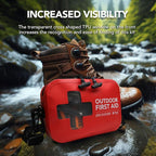 152 PCS Waterproof First Aid Kit, Portable Small Boat Dry Bag Bug Out Bags - Image 8