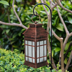18" Glass Solar Lanterns Outdoor Waterproof, Large Solar Flickering Flame - Image 2