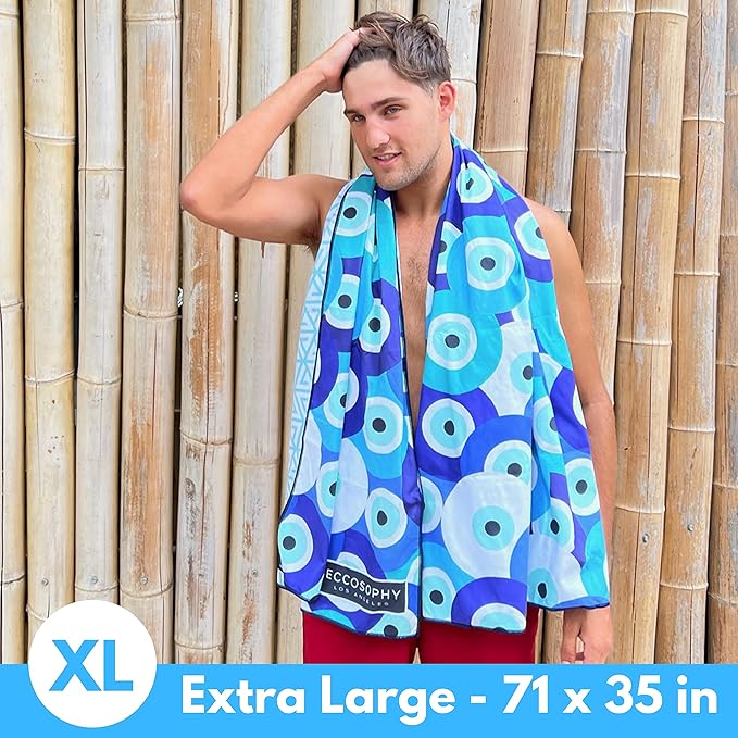 ECCOSOPHY Microfiber Beach Towel - Image 7