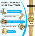 2Pack Ratchet Straps Heavy Duty, 2” 32Ft Tie Down Straps Ratchet, Tie Down - Image 6