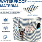 Beach Pool Bags Tote for Women Ladies Large Gym Tote Carry On Bag - Image 2