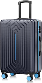 28 inch Luggage Hardside and Lightweight Suitcase by SunnyTour