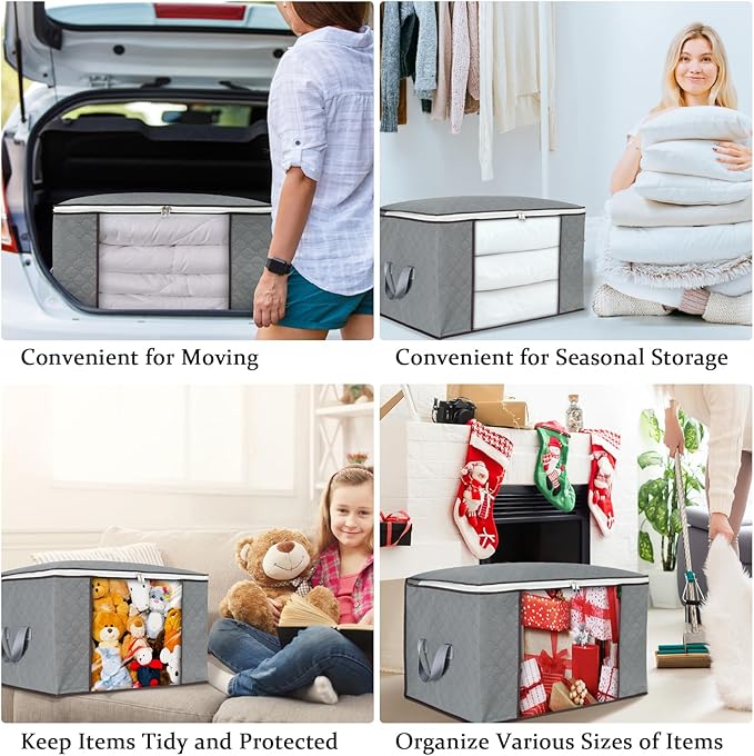 combocube 6 Pack Closet Organizers and Storage Containers, Clothes Storage Bins - Image 7