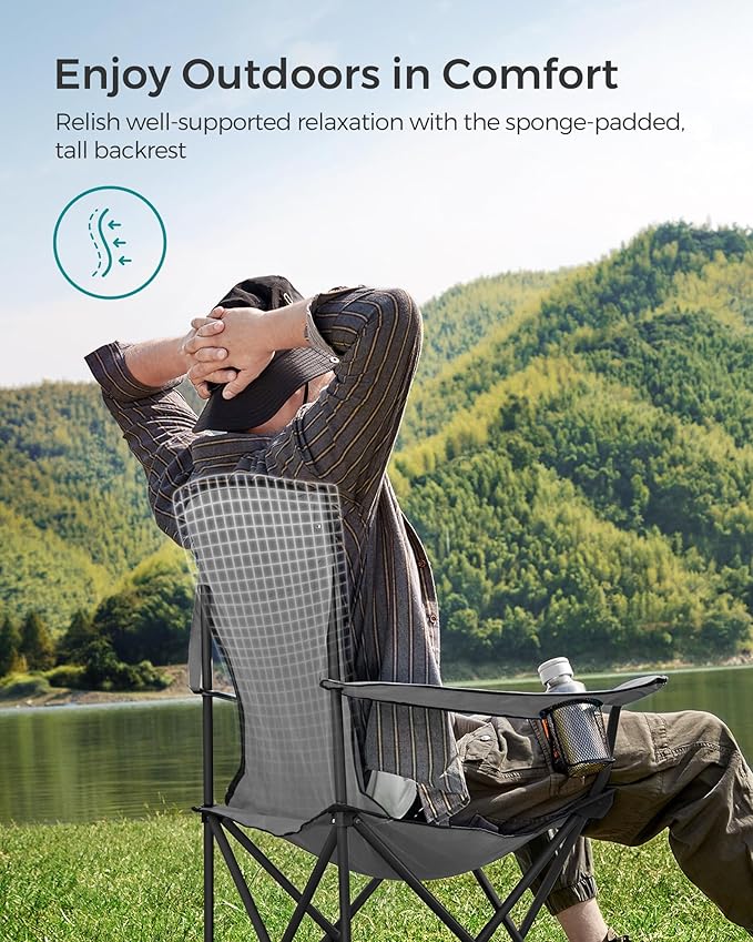 SONGMICS Folding Camping Chair, - Image 4