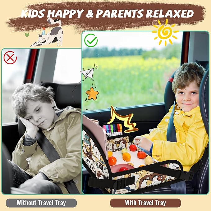 Kids Travel Tray for Airplane - Image 2