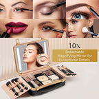 Lighted Makeup Case with Mirror - Image 5
