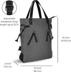 Sherpani Tempest, Anti Theft Convertible Backpack Tote, 14L Travel Backpack - Image 2