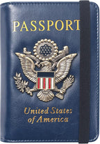 Passport Holder for Travel Passport Cover for Men Passport Wallet Case by Familiescancome