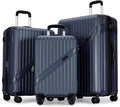 GinzaTravel Luggage Sets 3-Piece Expandable Suitcases by PRIMICIAAuthorizedProducts