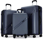 GinzaTravel Luggage Sets 3-Piece Expandable Suitcases by PRIMICIAAuthorizedProducts