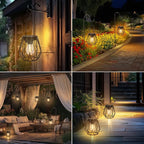 Solar Lanterns Outdoor Waterproof, Upgraded Powered Hanging Solar Lights - Image 9