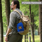 Camping Hammock with Net, Travel Portable Lightweight Hammocks with Tree Straps - Image 5