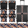 2 Pack Luggage Straps for Suitcases, Adjustable Travel Belt by ZHOMA
