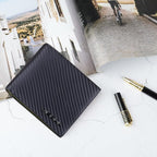 VISOUL Leather Mens Bifold RFID Blocking Wallet - Image 7