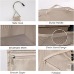 TABITORA Travel Portable Hanging Shelves Closet Organizer Packing Luggage - Image 5