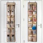 KEEPJOY Over The Door Shoe Organizer, Hanging Shoe Organizer 12 Mesh Pockets - Image 4
