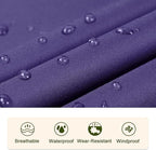SaphiRose Unisex Rain Poncho Raincoat Hooded - Image 6