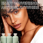 ASEVAT3.4oz 3Pcs Green Plastic Refillable Travel Shampoo and Conditioner - Image 4