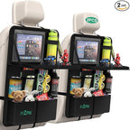 Car Backseat Organizer with Tablet Holder, 11 Storage Pockets with Foldable by Plzpik
