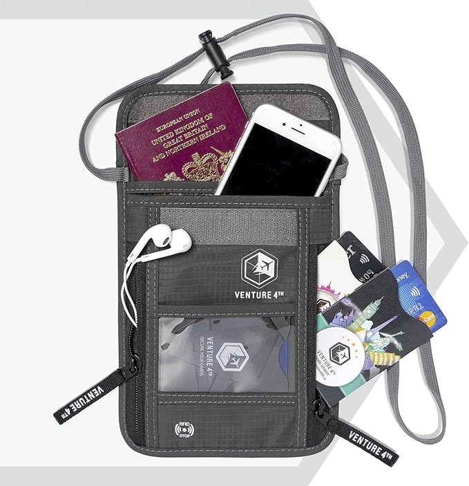 VENTURE 4TH Passport Holder Neck Wallet - Image 3