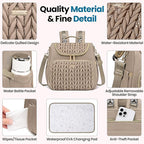 4 in 1 Convertible Diaper Bag Backpack, Waterproof Baby Diaper Bag - Image 5