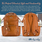 Itzy Ritzy Diaper Bag Backpack – Large Capacity Boss Plus Baby Backpack Diaper - Image 4