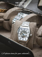 Watch Roll Travel Case 4 slots – Leather Watch Case Storage - Image 6