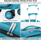 Hanke 24 Inch Luggage with Cup Holder and Charge, Top Opening Hard Shell - Image 9