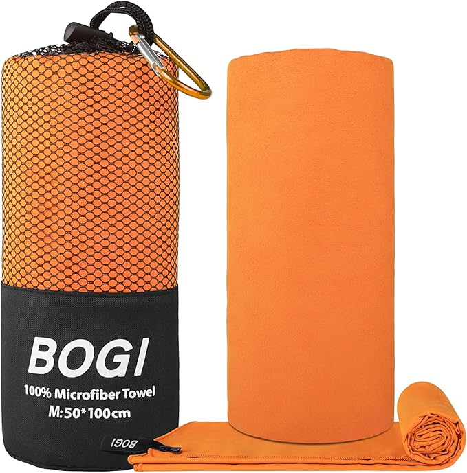 BOGI Microfiber Travel Sports Towel-Quick Dry Towel, Soft Lightweight - Image 2