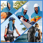 3 Pack Cooling Hoodie Towels for Neck and Face, UPF 50 Sun Protection & Instant - Image 7
