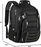 Travel Laptop Backpack, Extra Large 18.4 Inch Laptop RFID Anti Theft TSA - Image 8