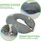 Sacred Thread Grey Travel Pillows - Image 3