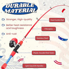 Kids Fishing Pole, Portable Telescopic Kids Fishing Poles - Image 4