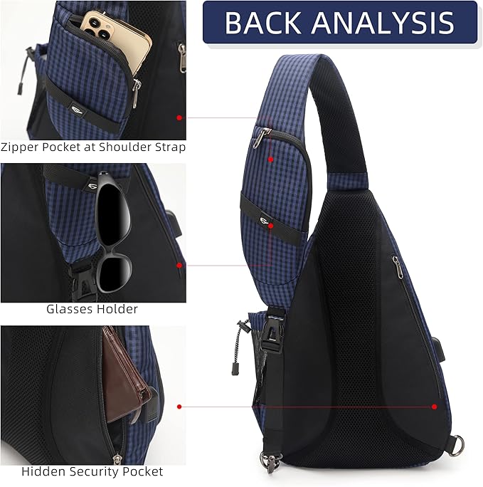 Water-Proof Sling bag/Crossbody Backpack/Shoulder Bag - Image 3