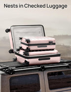 Carry on Luggage 22 X 14 X 9 Airline Approved, 20 Inch Luggage - Image 7