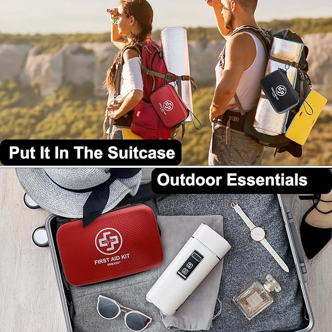 Premium First Aid Kit, 320 Piece Waterproof Hard Shell Eva First Aid Kit - Image 6