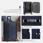 U.S. Traveler Anzio Softside Expandable Spinner Luggage, 2-Piece Set - Image 4
