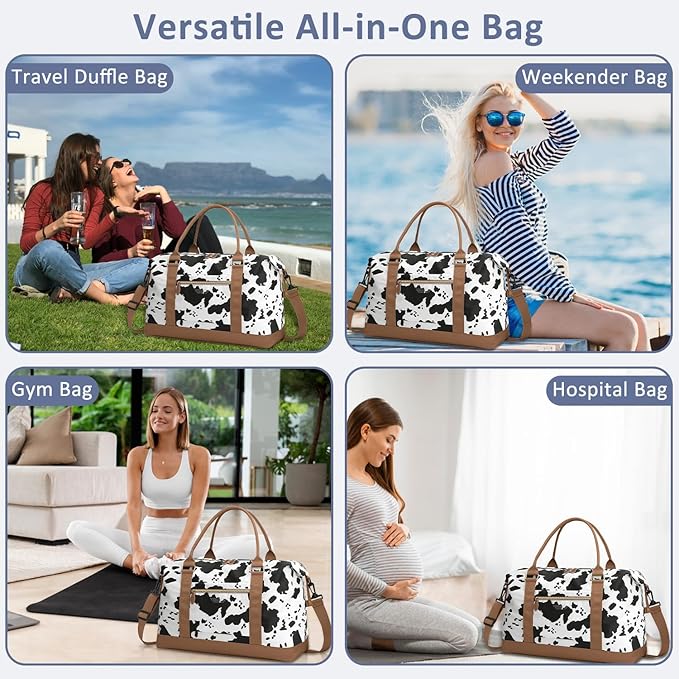 Travel Duffle Bag for Women, Weekender Bags, Hospital Bag for Labor Delivery - Image 6