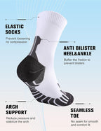 Compression Crew Running Socks: Athletic Socks - Image 5